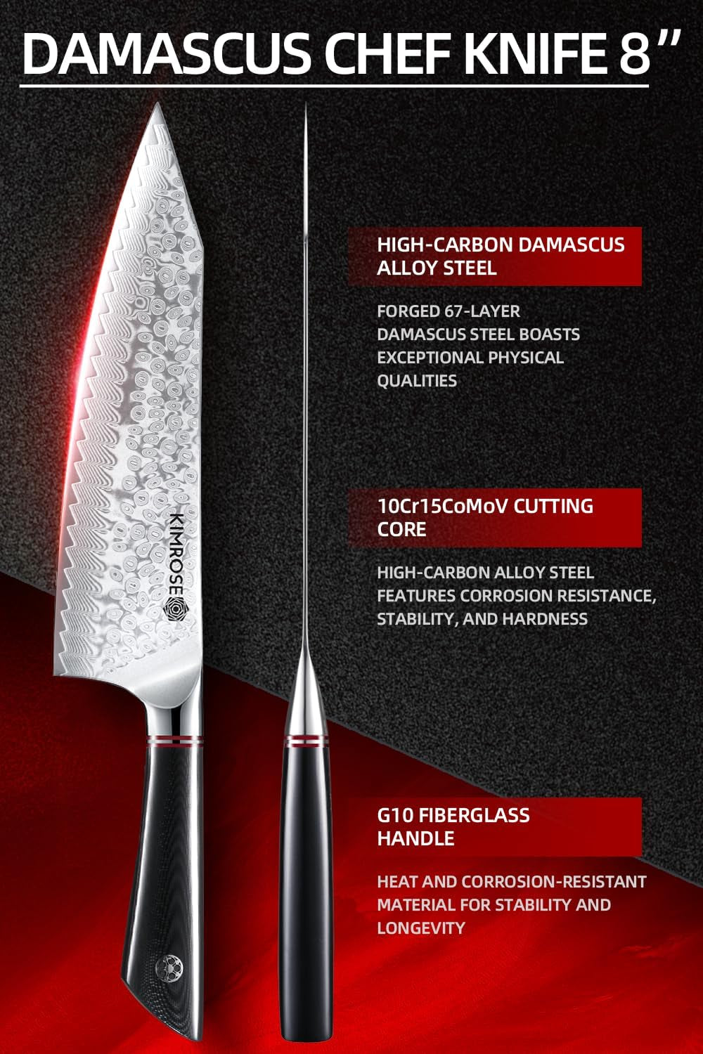 damascus-chef-knife-8-inch-high-carbon-alloy-steel-g10-handle-magnetic-sheath-razor-sharp-kitchen-knife-10cr15comov-cutting-core-gift-box