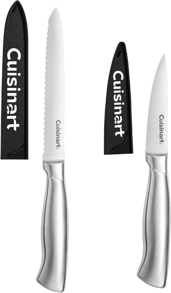 2-Piece Utility Pairing Stainless Steel Knife Set, Includes 5.5" Serrated Utility and 3.5" Pairing Knife1