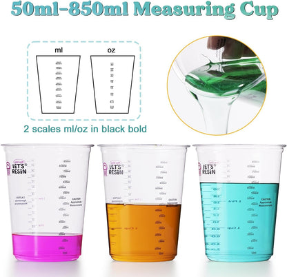 32 Oz Resin Mixing Cups, 45-Piece Kit with Gloves3