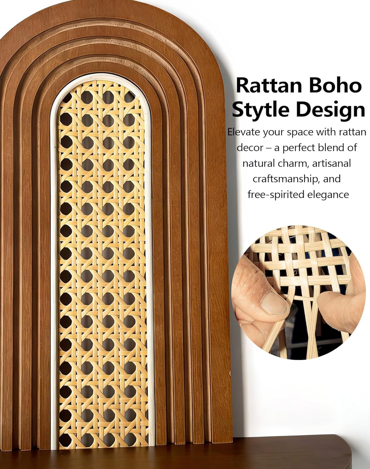 floating-shelves-for-wall-boho-home-wall-decor-rattan-plant-shelf-set-of-2-mid-century-small-decorative-shelf-natural-wood-shelves-for-living-room-bedroom-house-office-walnut
