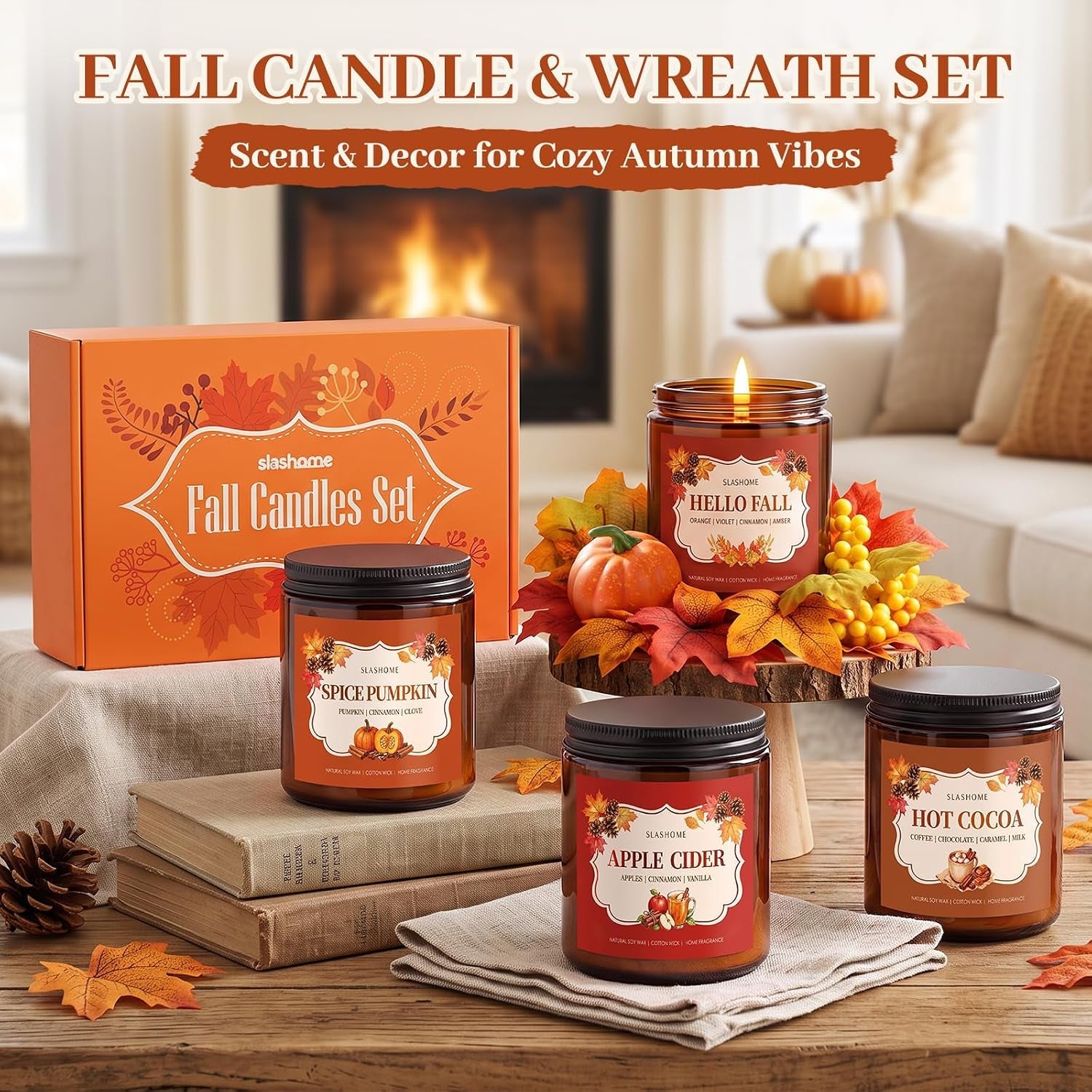 fall-candles-gift-set-with-wreath-4-pack-7-oz-each