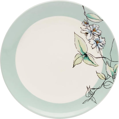 Botanica Porcelain 12-Piece Dinnerware Set for 42