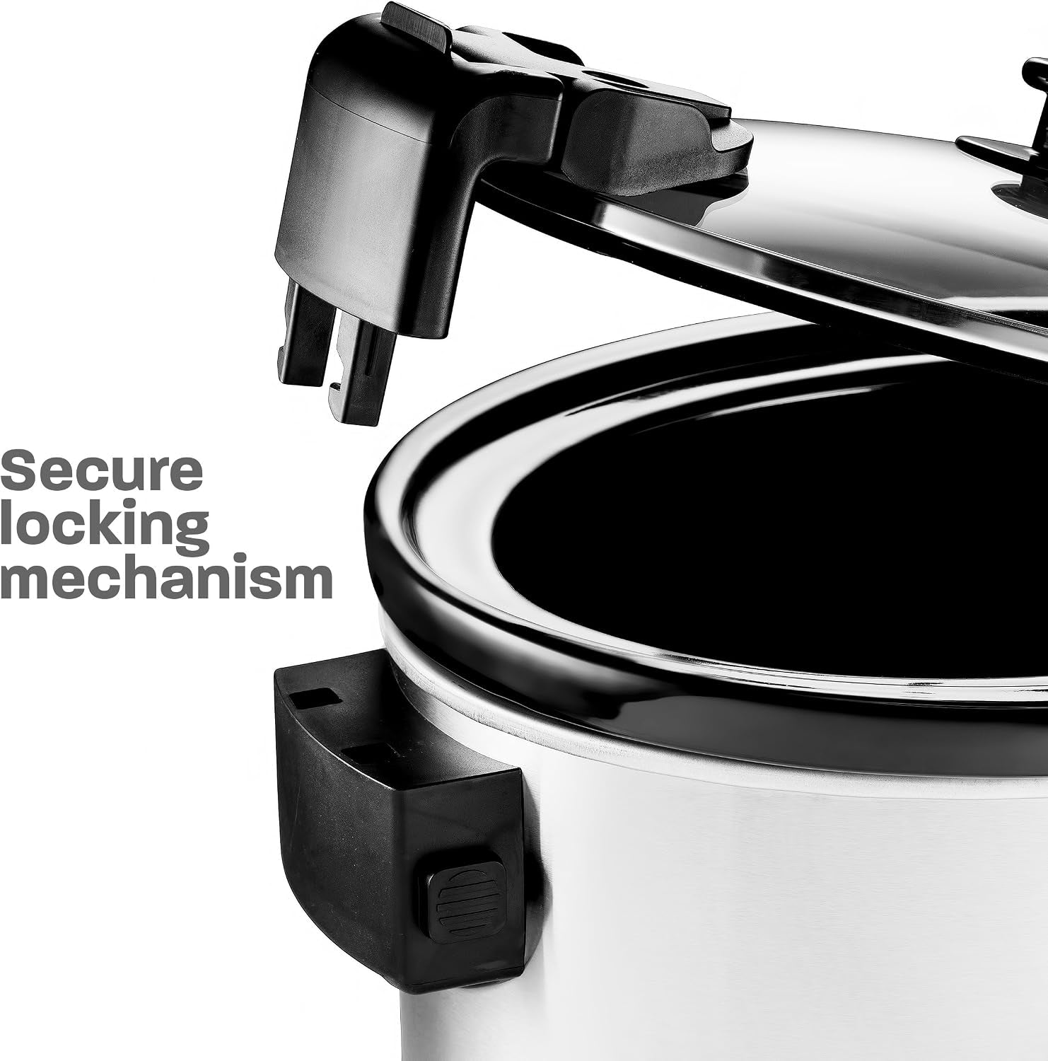 8-5-quart-extra-large-programmable-slow-cooker-with-digital-adjustable-20-hour-timer-3-cooking-settings-brushed-stainless-steel-with-intelligent-lid-lock
