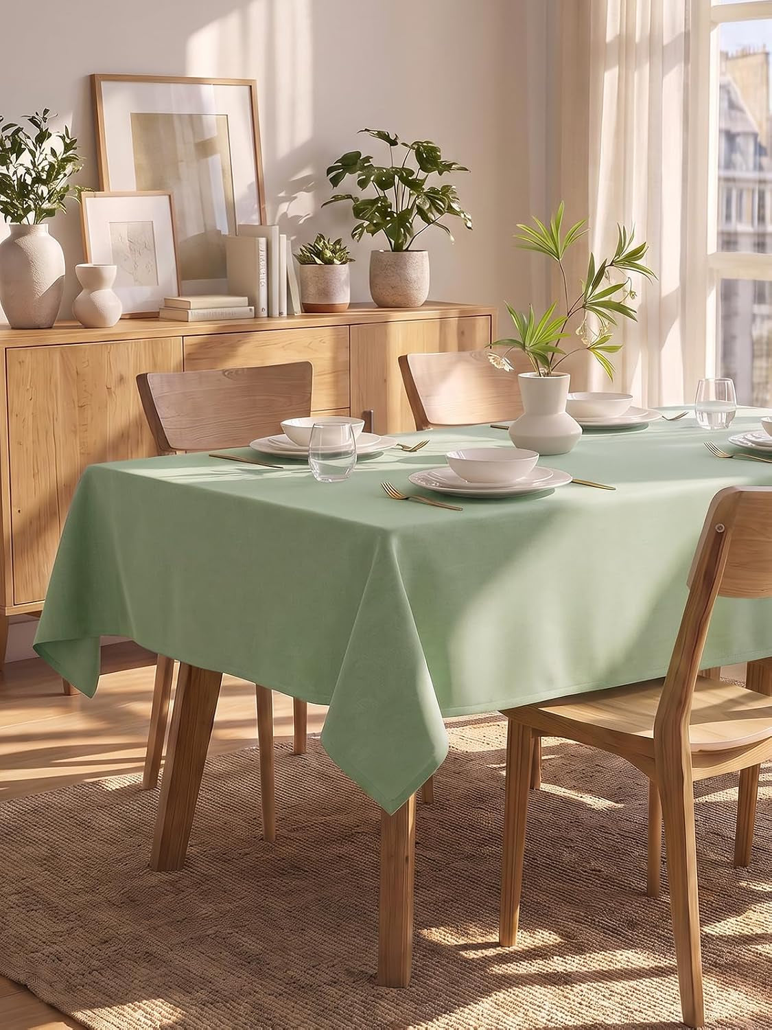 textured-linen-rectangle-table-cloth-sage-green-52-x-70-inch-waterproof-wrinkle-free-wipeable-tablecloths-rectangular-for-kitchen-wedding-outdoor-birthday-dining-farmhouse-fall-decor