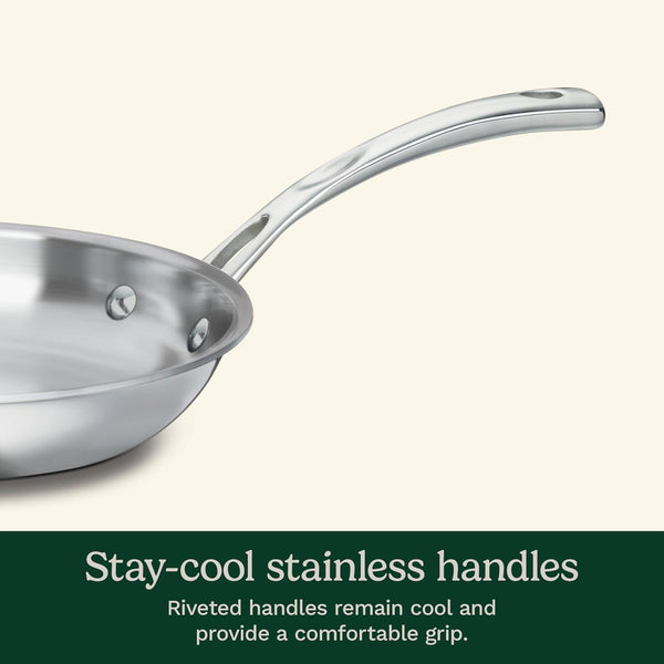 French Classic Tri-Ply Stainless 10-Piece Cookware Set, Silver5