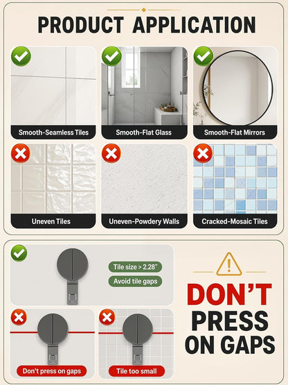 2 Pack No Drill Corner Shower Caddy, Dual-Lock, Towel Bar & Hooks2