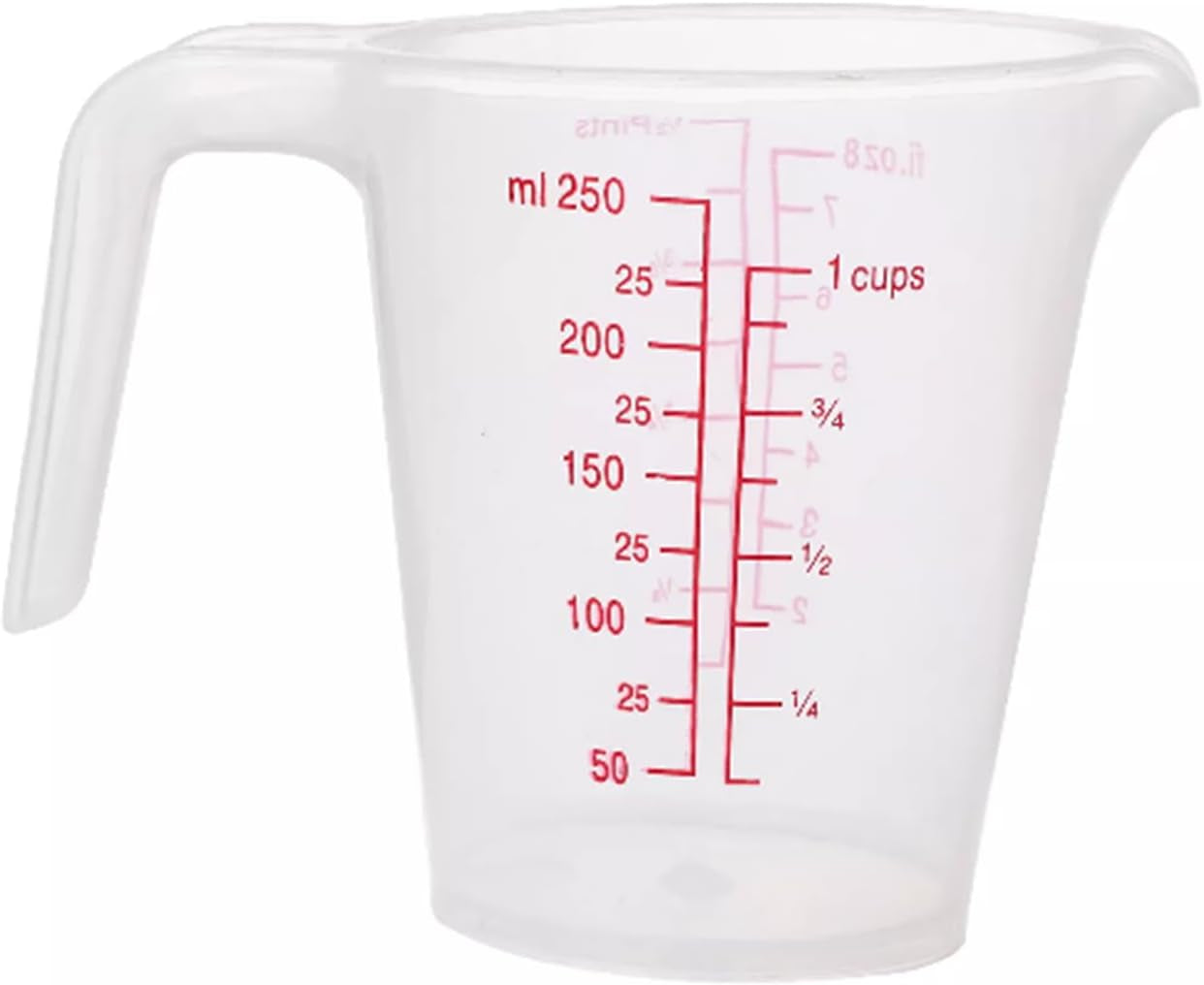 plastic-measuring-cup-2pcs-250ml-measuring-mug-8-16oz-with-handle-graduated-pitcher-for-baking-flour-oil-powder-cooking-kitchen-measure-container-stackable-250ml-0-06gal