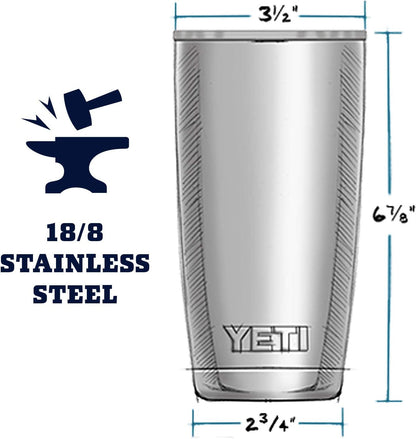 Rambler 20 Oz Stainless Steel Vacuum Insulated Tumbler W/Magslider Lid2