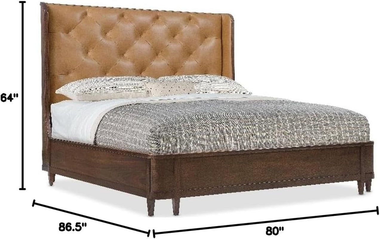 hooker-archives-king-leather-bed-with-a-light-brown-leather-headboard