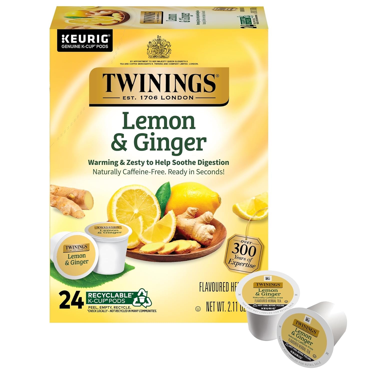 lemon-ginger-herbal-tea-k-cup-pods-for-keurig-24-count-pack-of-1-tangy-spicy-naturally-caffeine-free-enjoy-hot-or-iced-tangy-spicy-helps-soothe-digestion-naturally-caffeine-free-24-keurig-pods-for-single-serve-brewers-enjoy-hot-or-iced