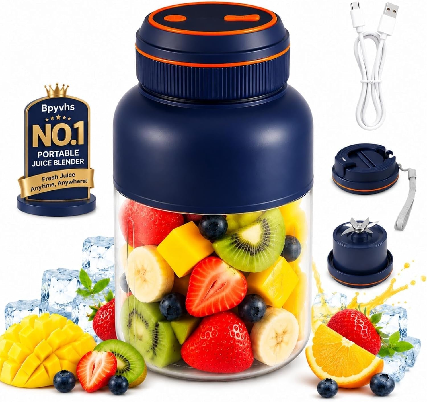 portable-wireless-juicer-cup-45oz-rechargeable-cordless-blender-38-blade-cutting-system-usb-charging-double-lid-design-smoothies-protein-shakes-fruits-vegetables-travel-use