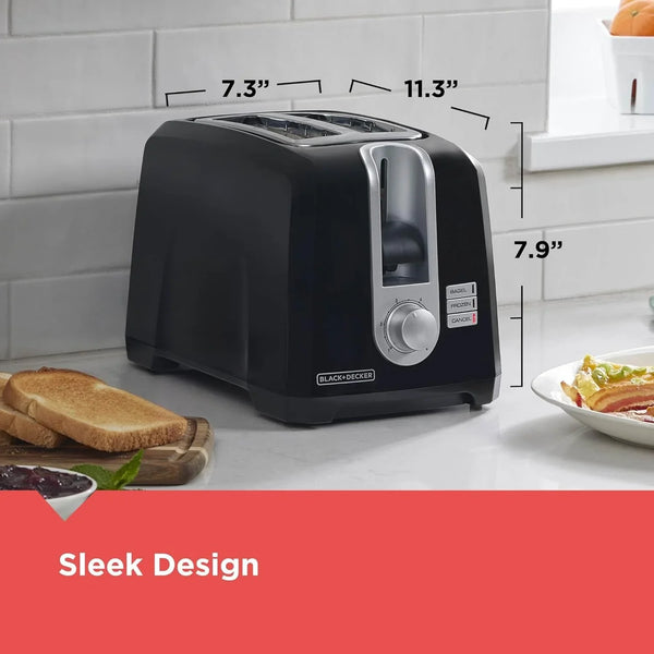 BLACK+DECKER 2-Slice Toaster with Extra-Wide Slots3