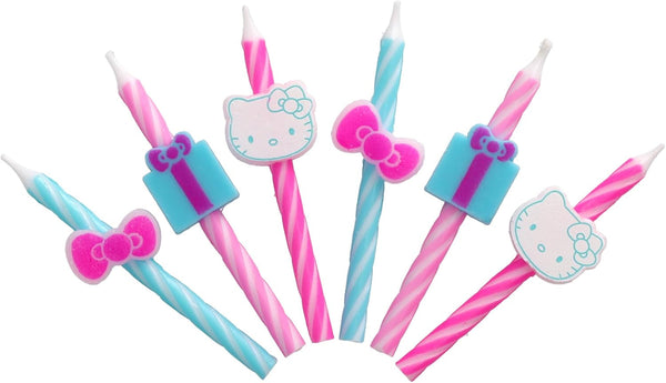 Hello Kitty® Birthday Candles | Cake Decoration Toppers | 6 Count6