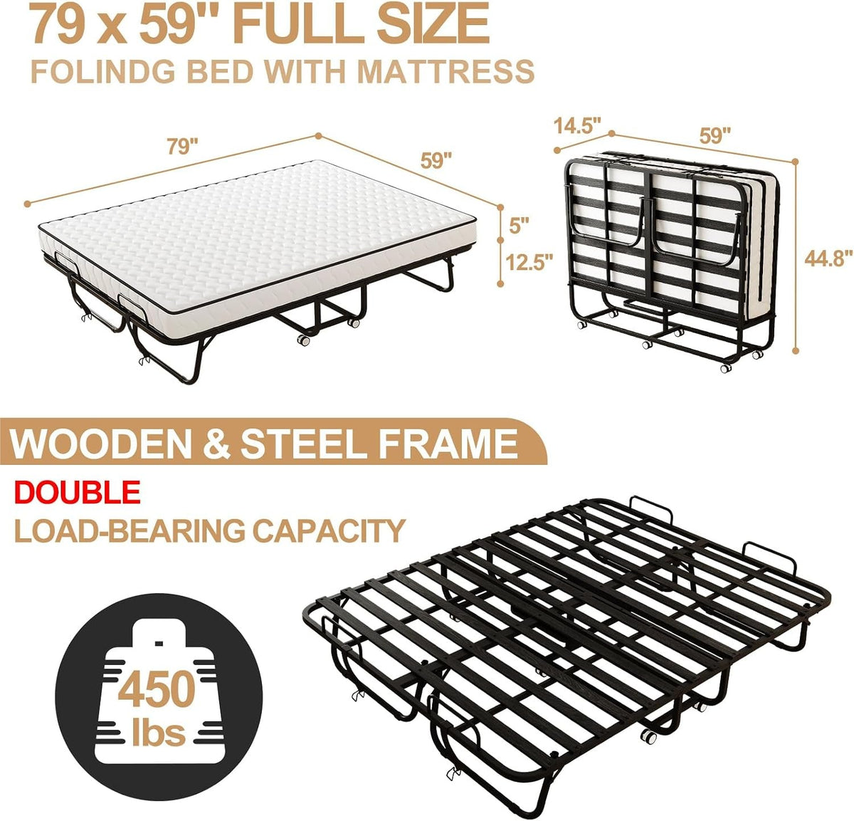 full-size-79x-59-folding-bed-with-5-memory-foam-mattress-wooden-and-steel-frame-extra-large-wide-rollaway-bed-for-guest-comfortable-sleep-in-a-large-space