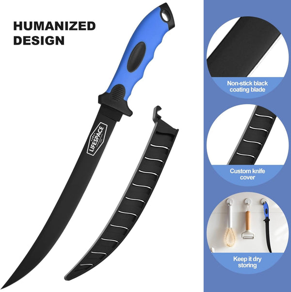 9" Stainless Steel Fish Filleting Knife by5