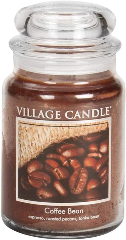 Coffee Bean Glass Jar Scented Candle, Large, 21.25 Oz, Brown1