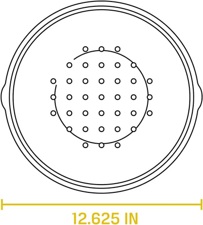 Pre-Seasoned Cast Iron Lid, Replacement Skillet Cover, 12 Inches | Heavy-Duty Cast Iron Cookware Cover for Heat Retention, Replacement Skillet or Dutch Oven Lid, Non-Toxic3