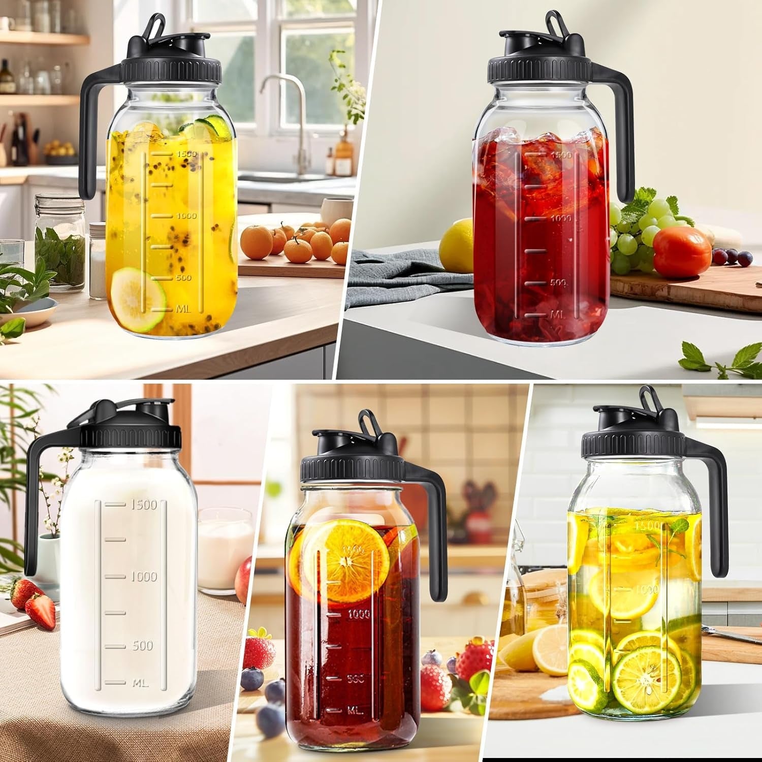 64oz-mason-jar-pitcher-airtight-leakproof-glass-pitcher-with-lid-2-quart-64-oz-mason-jar-with-pour-spout-lid-and-handle-perfect-for-breastmilk-sun-tea-iced-tea-cold-brew-juice