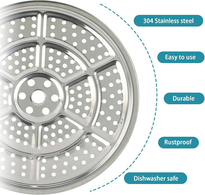 2Pack Stainless Steel Canner Rack - 11-Inch Pressure Cooker Rack for Pressure Canner - Compatible with Presto, All-American and More2