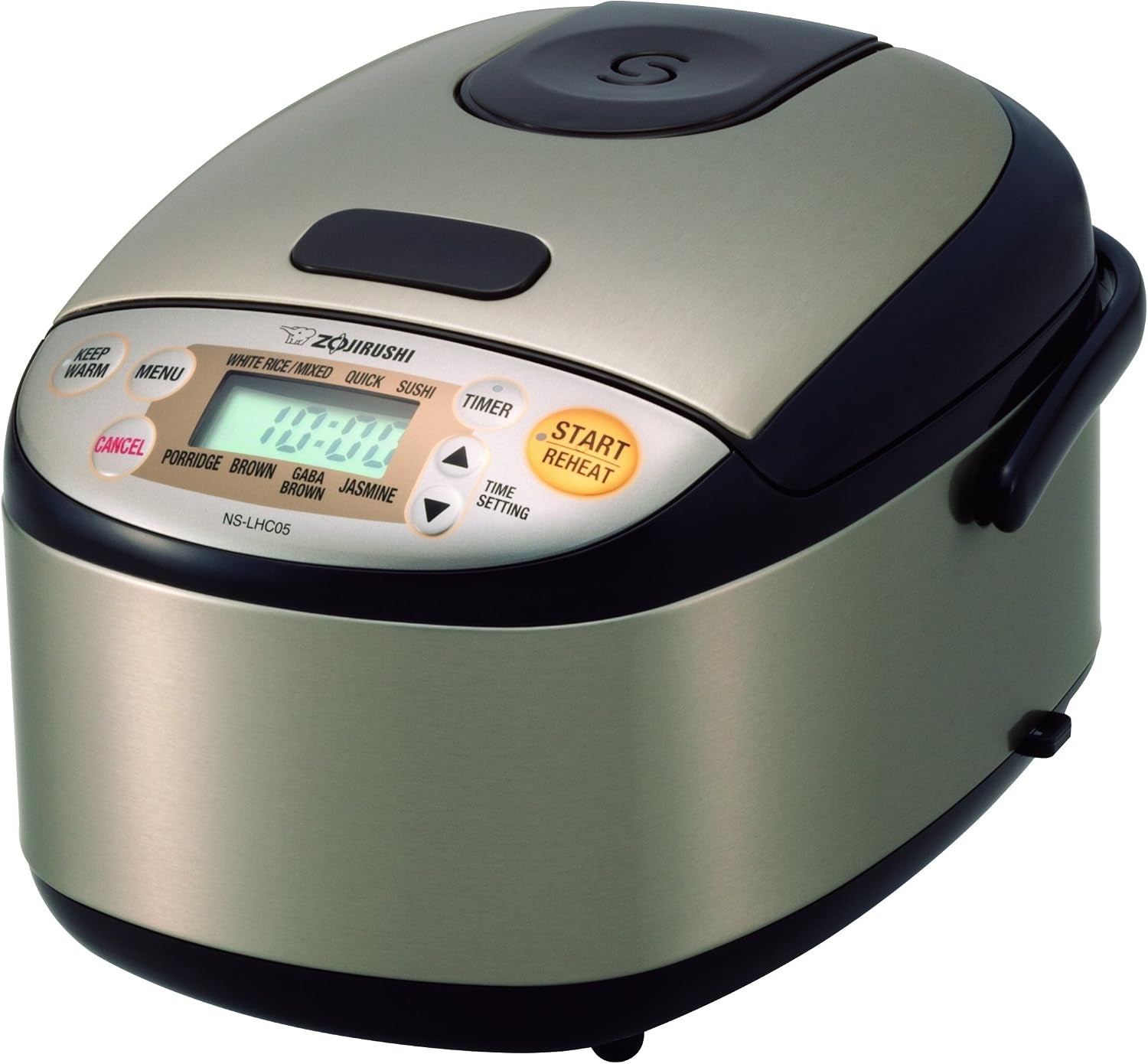 zojirushi-ns-lhc05-micom-rice-cooker-warmer-stainless-dark-brown-3-cups-uncooked