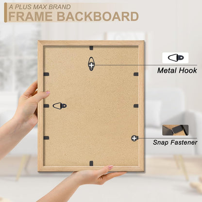 11X14 Picture Frame Natural Light Weight Wall Mount6