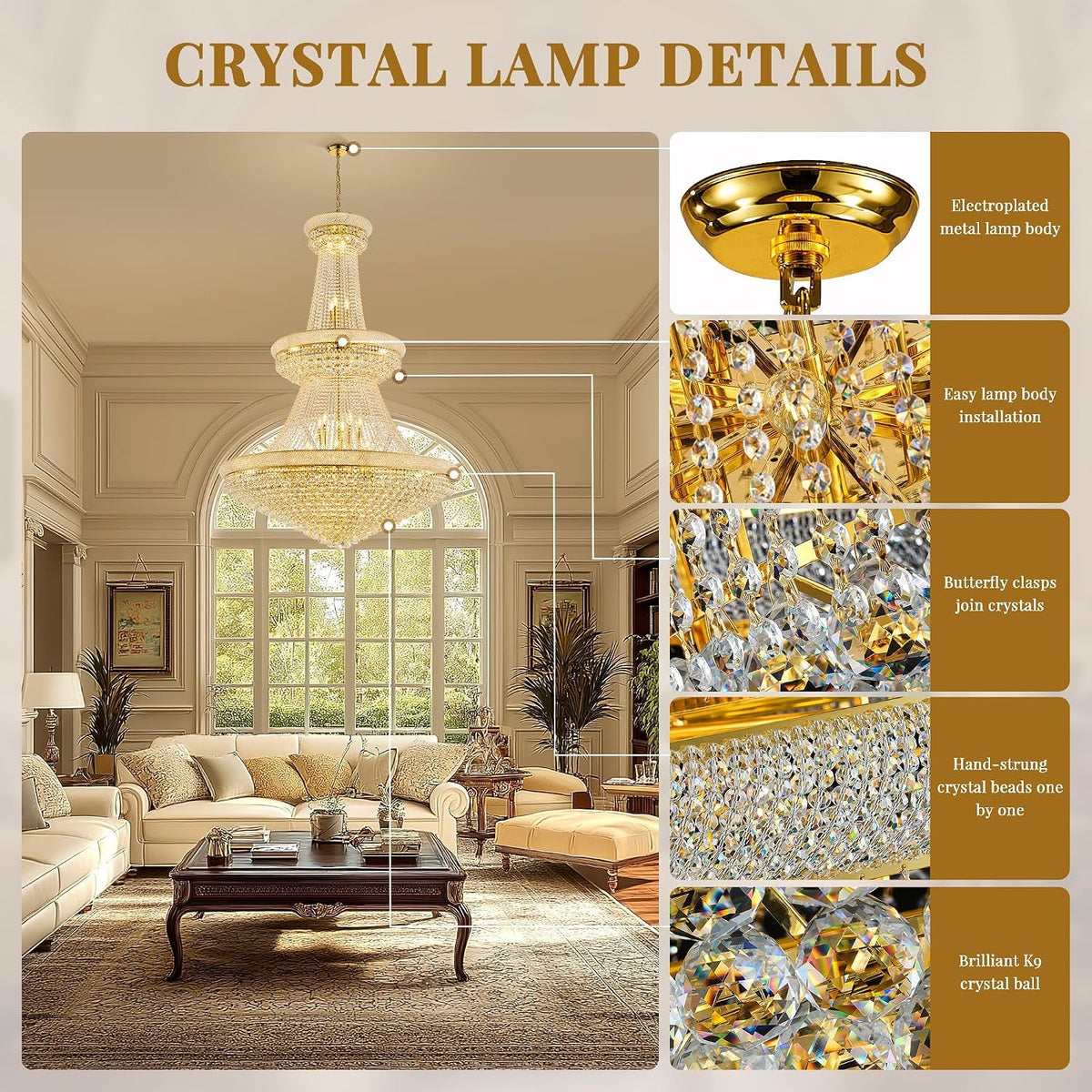 grand-gold-crystal-chandelier-48-inch-3-tier-empire-style-with-42-led-bulbs-680-k9-crystals-adjustable-chain-for-luxury-foyers-staircases-gold