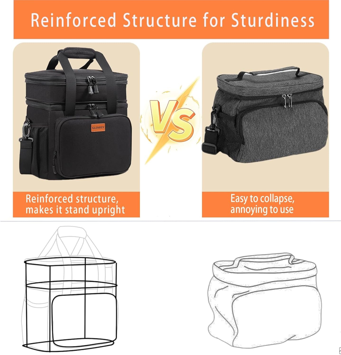 expandable-lunch-box-insulated-leakproof-cooler-bag-work-outdoor