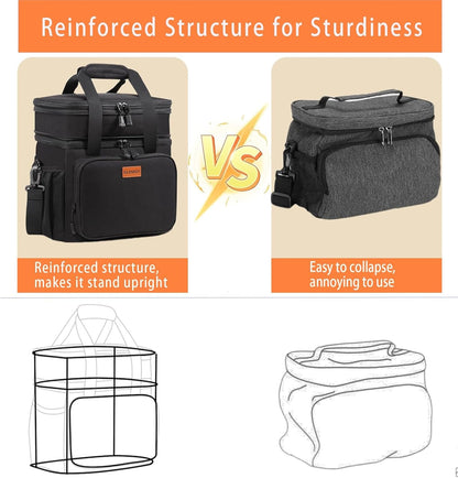 Expandable Lunch Box Insulated Leakproof Cooler Bag Work Outdoor4