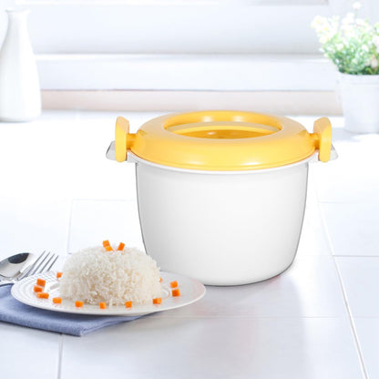 Microwave Rice Cooker Lid Multi-Functional Food Steamer Plastic Easy to Use for Home Cooking Suitable for Quick Meals and Rice Storage7