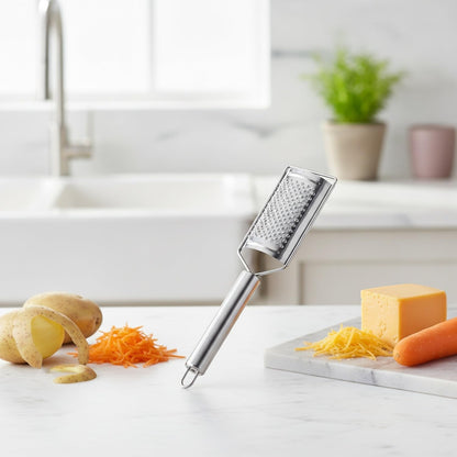 3-In-1 Stainless Steel Vegetable Peeler and Prep Tool - Multi-Function Handheld Kitchen Gadget for Peeling, Grating & Processing2