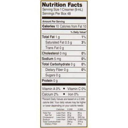 1-Land O Lakes Mini Moo`S Half & Half 48-Single Serve Dairy Creamers2