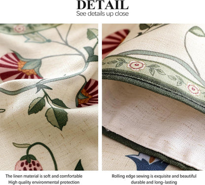 Designer French Linen Table Runner,87"X12"-Idaho A6