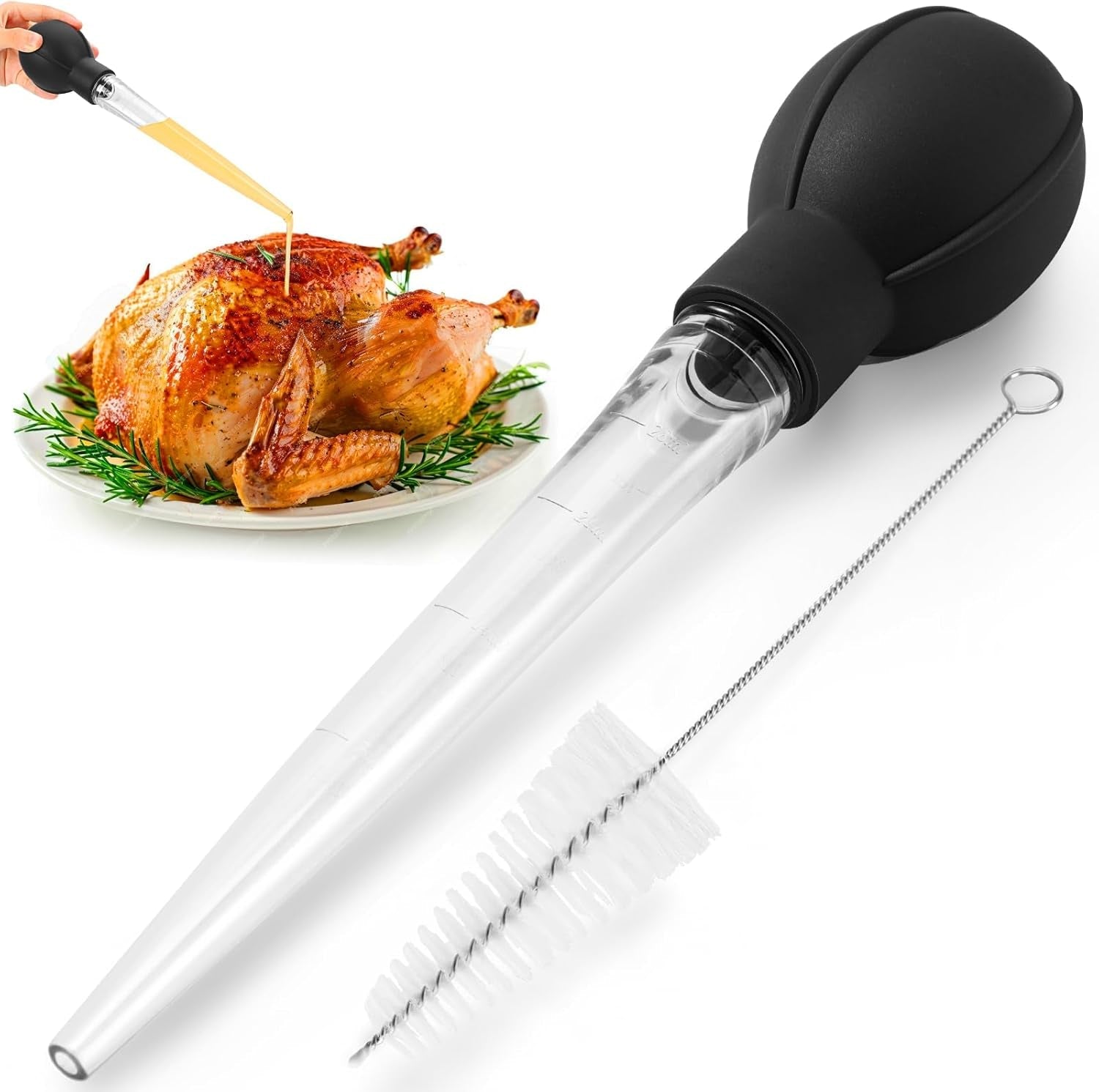 premium-turkey-basters-for-cooking-baster-syringe-for-hot-liquids-meat-and-food-injector-essential-thanksgiving-cooking-tool-turkey-baster-large-with-cleaning-brushblack