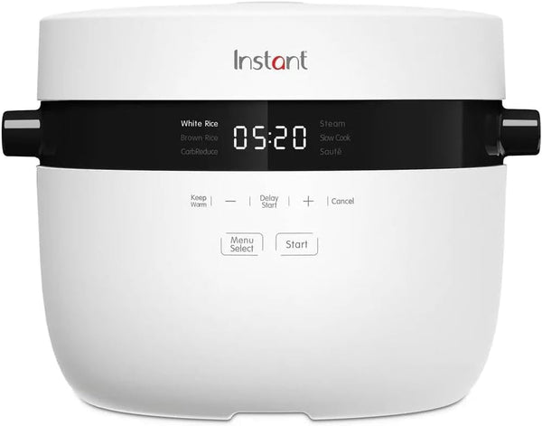 Instantt Pot 12-Cup Rice & Grain Cooker with 8 Smart Programs, Delay Start, Keep Warm, Nonstick Pot, Stainless Steel, Dishwasher Safe, Easy One-Touch Cooking1