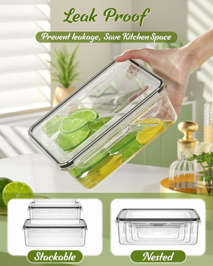 40 Piece Food Storage Containers with Lids, Bpa-Free6
