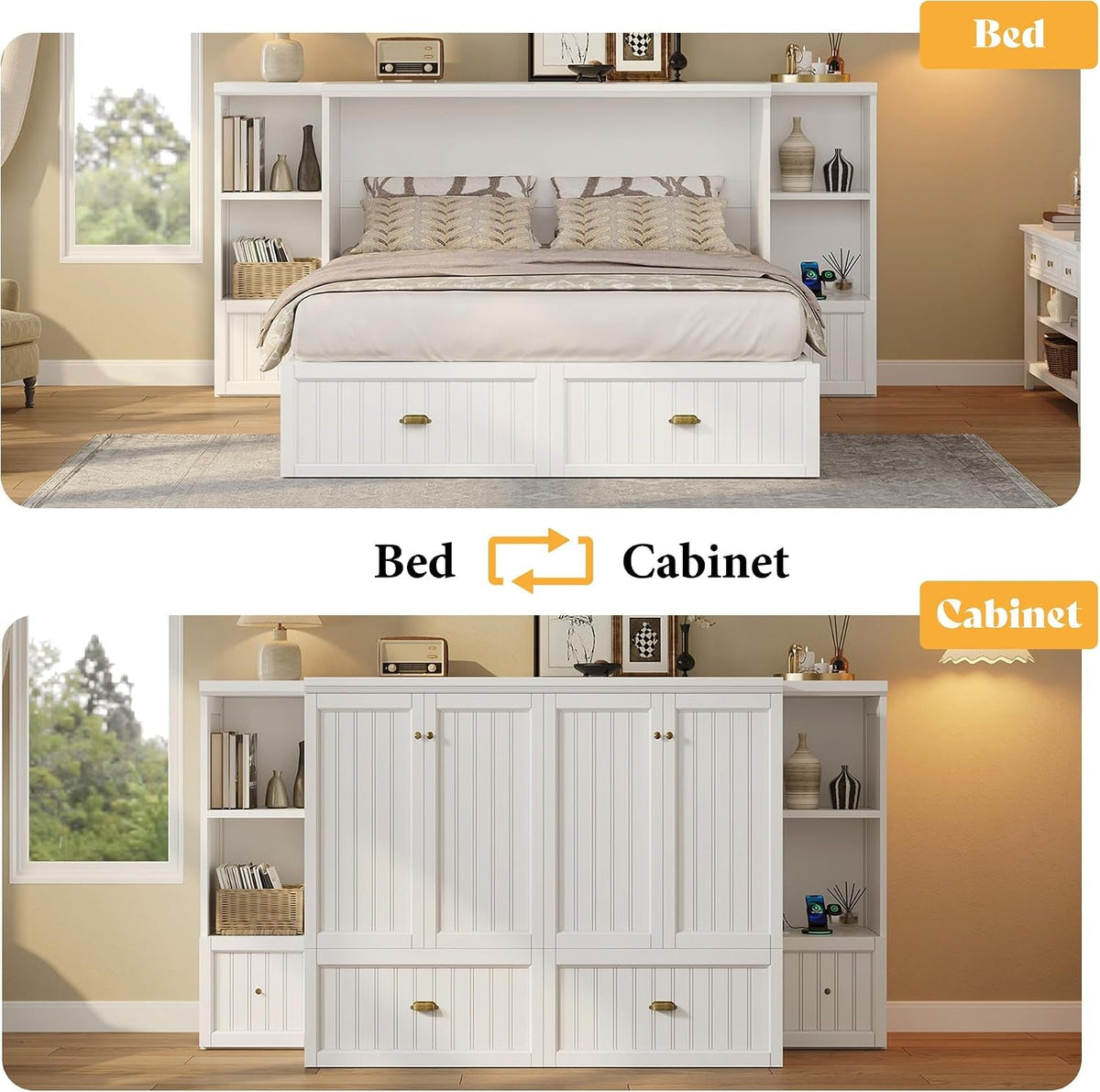 full-size-murphy-bed-with-bedside-tables-charging-station