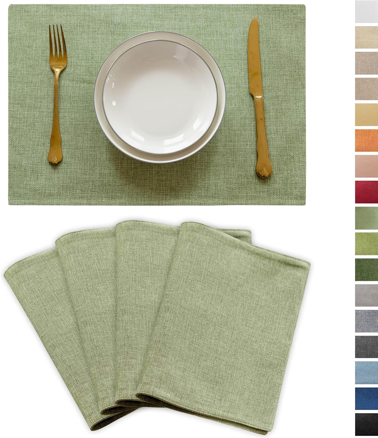 green-placemat-set-of-4-washable-linen-textured-place-mats-for-dinner-heat-resistant-sage-cloth-placemats-scratch-resistant-plate-mats-for-dining-table-kitchen-summer-green