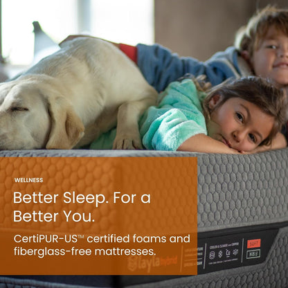 Sleep Hybrid Foam Mattress | Supportive Mattress | Flippable to a Soft or Firm Side | Advanced Cooling Design | Motion Minimizing | Tri-Zone Airflow Layers (King (U.S. Standard))5