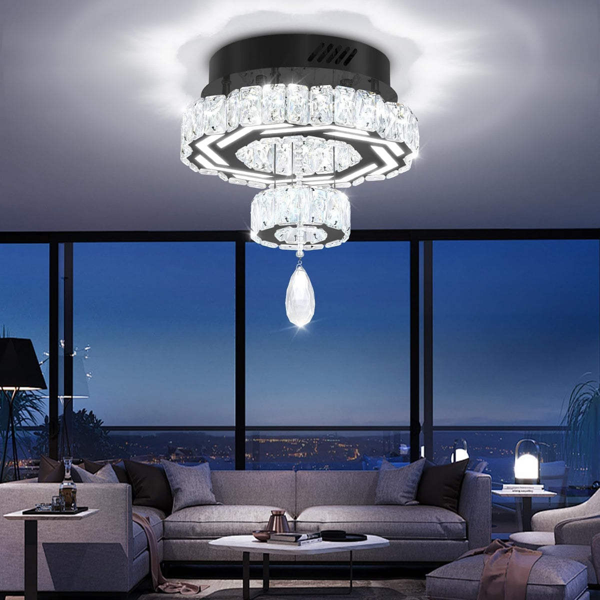 12-modern-crystal-chandeliers-black-flush-mount-ceiling-chandelier-mini-chandelier-for-hallway-led-dimmable-crystal-pendant-light-for-dining-room-living-room-bedroom