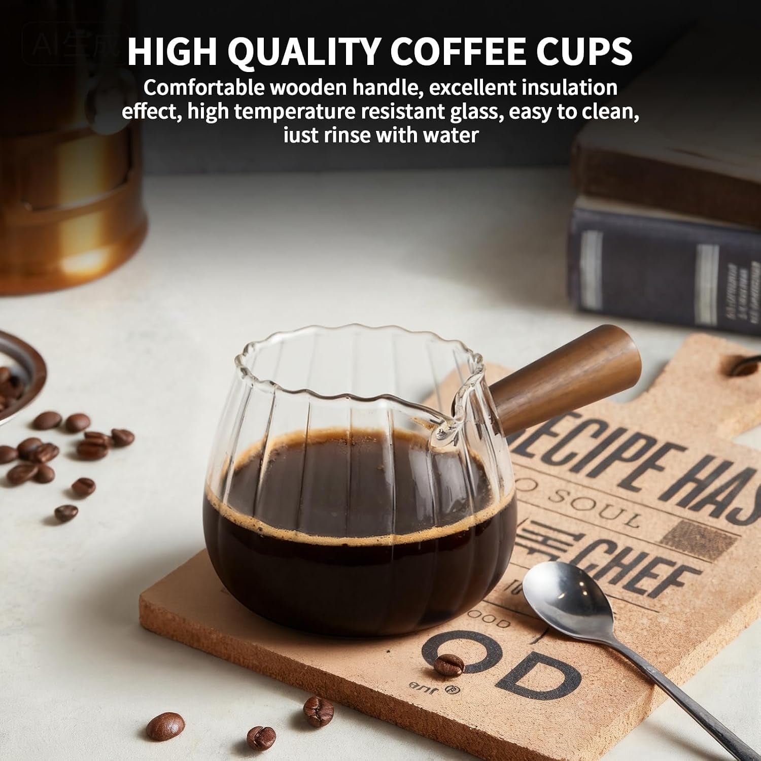 espresso-cups-6-oz-espresso-measuring-cup-with-wood-handle-milk-frothing-cup-glass-measuring-cup-for-coffee-milk-tea-or-maple-syrup-serving