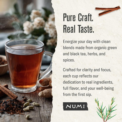 Numi Organic Rooibos Chai Tea, 18 Herbal Tea Bags, Caffeine Free6