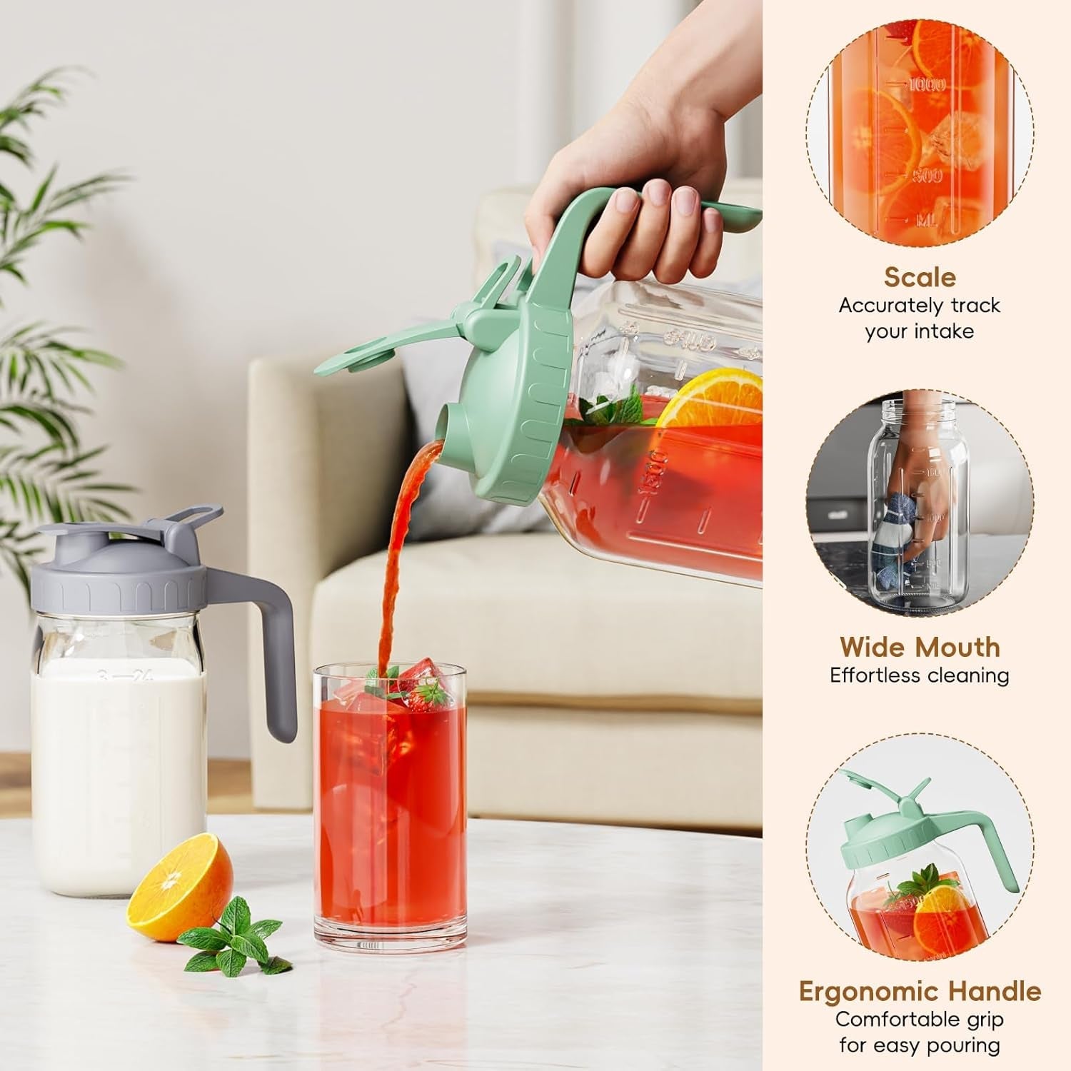 breast-milk-pitcher-32-oz-wide-mouth-glass-mason-jar-with-lid-dual-leak-proof-lid-easy-pour-spout-handle-design-for-breastmilk-storage-iced-tea-and-cold-beverages