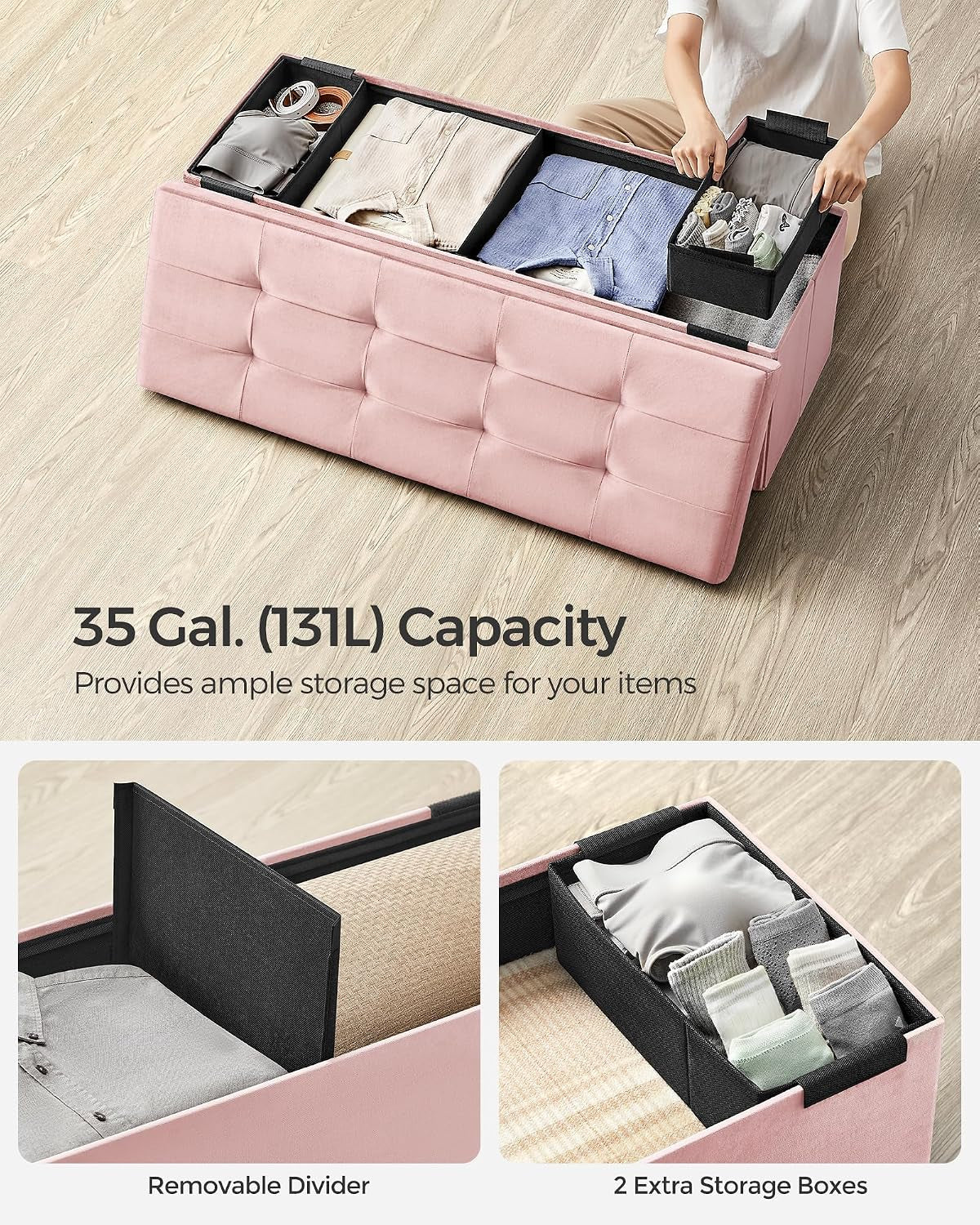 songmics-mazie-collection-storage-ottoman-bench-foldable-foot-rest-15-x-43-x-15-inches-end-of-bed-bench-storage-chest-load-660-lb-living-room-bedroom-entryway-jelly-pink-ulsf277r01