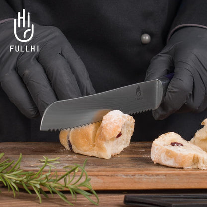 Knife Set, 14Pcs Japanese Knives Set, Multiple Colour Premium German Stainless Steel Chef Knife Set5