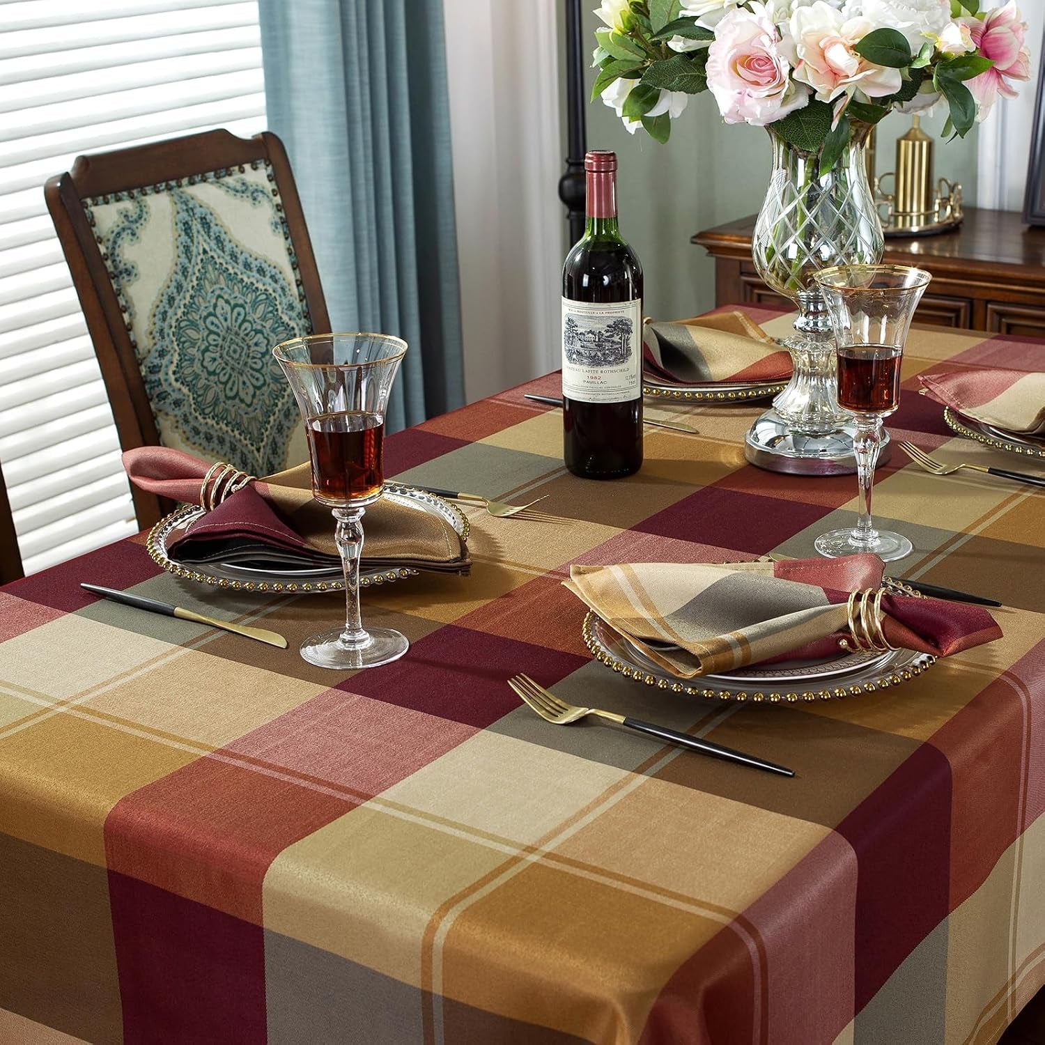 fall-checkered-rectangle-tablecloth-52-x-70inch-red