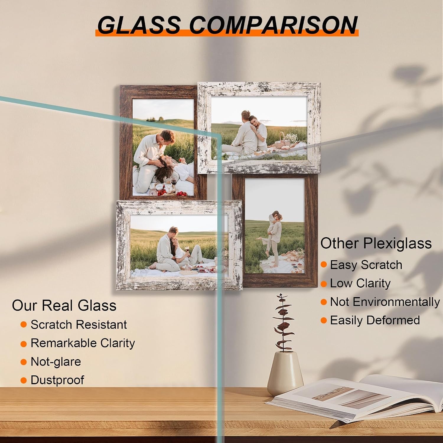 4x6-collage-picture-frames-multi-family-photo-frame-with-real-glass-displays-four-4x6-photo-wall-decor-wall-hanging-or-tabletop-distressed-white-rustic-brown