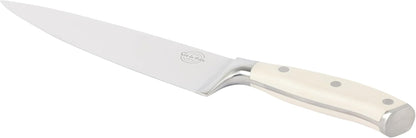 Sur La Table Kitchen Essential Tasting Kitchen German Steel Chef’S Knife, 8-Inch Stainless Steel Blade – Professional Kitchen Knife with Cream Handle and Forged Full Tang1