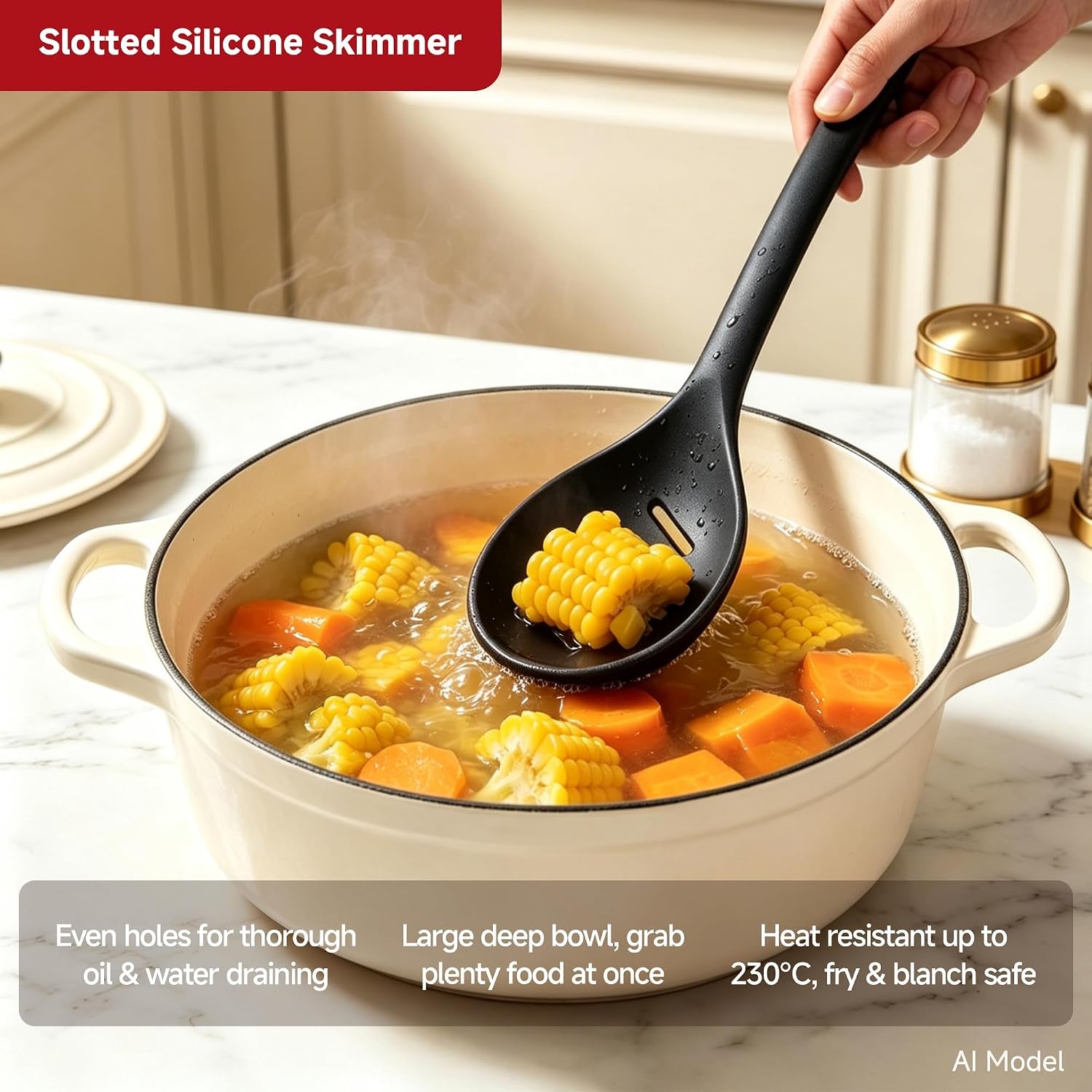 mejoncb-6-piece-silicone-cooking-utensils-set-heat-resistant-spatula-ladle-spoon-set-with-stainless-steel-handle-non-stick-cookware-kitchen-tools-black
