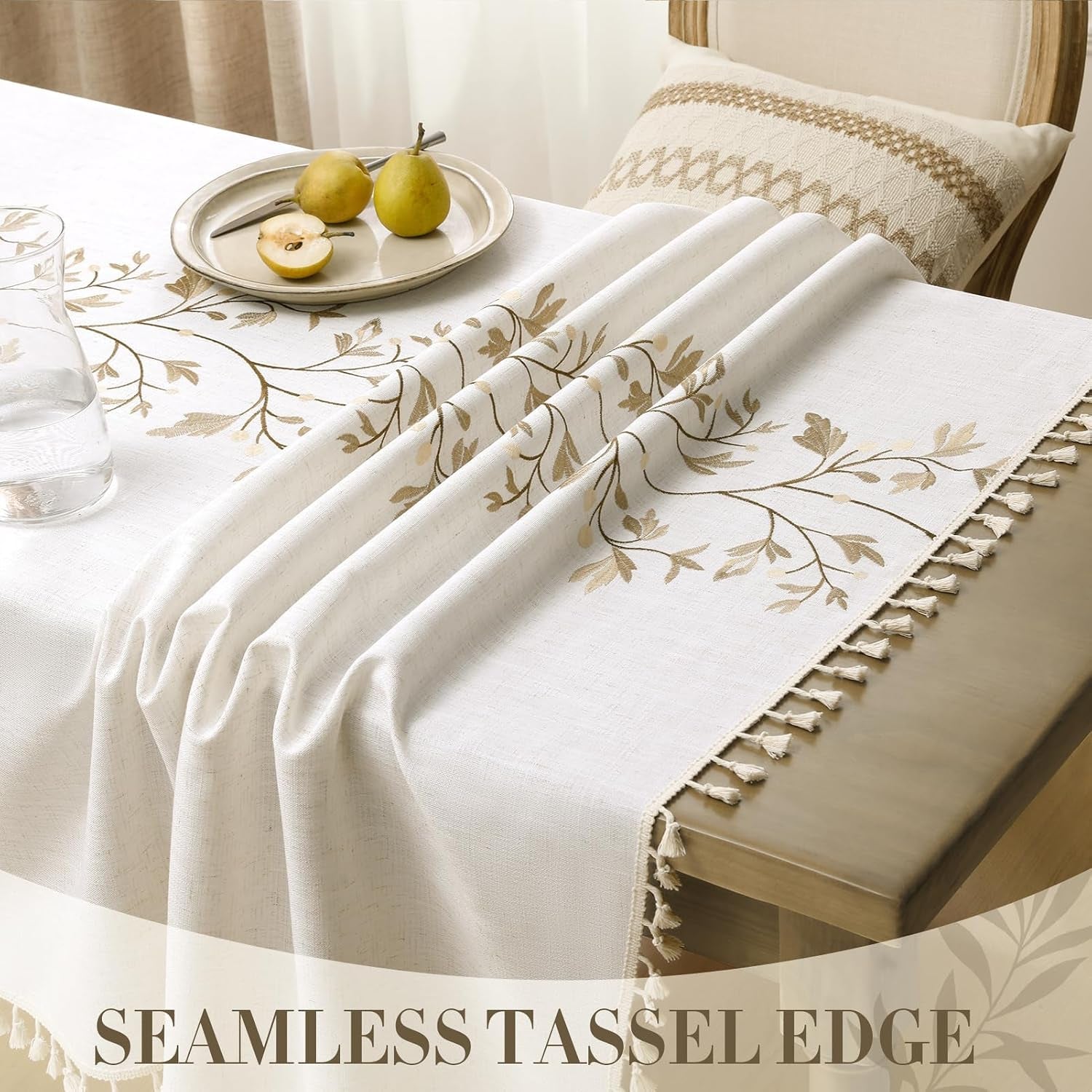 cotton-linen-rectangle-tablecloth-with-tassel-for-dining-table-burlap-heavy-duty-floral-farmhouse-coffee-kitchen-table-cloth-wrinkle-free-table-cover-golden-flower-55x79-inch