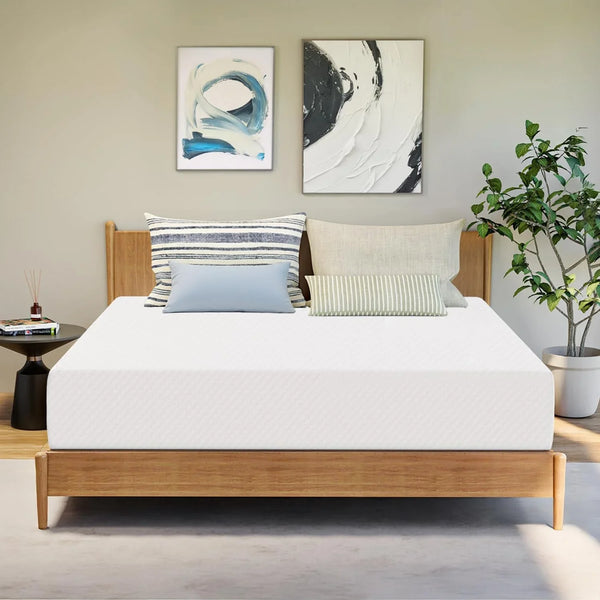 King Size 10 Inch Cooling Gel Memory Foam Mattress, Medium Feel | Pressure Relief & Ergonomic Support, Cool Sleep, Machine Washable Anti-Slip Cover, Fiberglass Free, Certipur-Us Certified1